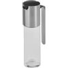 WMF Basic - Dispenser di aceto e olio 120 ml, dosatore di aceto e olio con coperchio aromatico, apertura di ritorno, contenitore in vetro, acciaio inox Cromargan opaco
