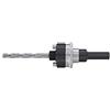 Fischer Adattatore con punta di centraggio HSS per frese a tazza bimetalliche HS-HSS-Co FM 20-30K (HS-A2), 1 adattatore,1 punta di centraggio per metallo, 532057, Bianco, Diametro: 20-30 mm