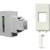 Sirsen sensore incasso a doppia tecnologia filare universale compatibile Ave Domus bianca - DT-KEY