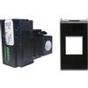 Sirsen sensore incasso a doppia tecnologia filare universale compatibile Ave Noir nera - DT-KEY