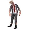 Smiffys Costume da ragazza pirata con teschio e ossa incrociat, con vestito e foulard Halloween