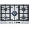 Bosch Elettrodomestici Bosch Serie 6 PCQ7A5M90 piano cottura Acciaio inossidabile Incasso Gas