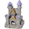 Blue Ribbon Rosewood Palissandro 3D Block Castle Fish Tank/Aquarium Ornament, Piccolo