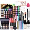 BrilliantDay Trousse Trucchi Donna, Set Trucchi Donna, Kit Trucco Tutto in Uno Palette Cosmetica, Kit Trucchi Make Up Completo con Ombretti Rossetto Correttore Kit Cosmetici per Donne Ragazze Regalo di Natale