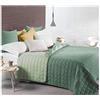 Caleffi TRAPUNTINO COPRILETTO Trapuntato Modern Tinta Unita Letto Singolo 1 Piazza (Giada)