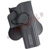 FONDINA IN POLIMERO PER PISTOLA CYTAC NERA COLT 1911 CINTURA VARIANTE SGANCIO