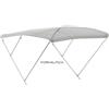 FORNAUTICA CAPOTTINA TENDALINO PARASOLE BIANCO TRE ARCHI ALTEZZA 140 CM PER BARCA E GOMMONE