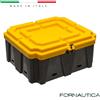 CAN-SB CASSETTA PORTA BATTERIA PER 2 BATTERIE DA 200 A IN ABS - NAUTICA BARCA GOMMONE