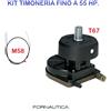 ULTRAFLEX KIT TIMONERIA ULTRAFLEX T67 CON MONOCAVO M58 E COPRIMOZZO - FUORIBORDO MAX 55HP