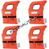 KIT 4 GIUBBOTTI DI SALVATAGGIO SALVAGENTE 100 N ISO 12402-4 ENTRO 6 MIGLIA BARCA