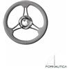SAVORETTI VOLANTE A 3 RAZZE INOX BIANCO/NERO/GRIGIO - Ø MM.350 | GOMMONE BARCA NAUTICA