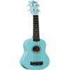 Eko Uku Primo Ukulele Soprano blu - Custodia - Corde - Accordatore - Prontuario