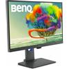 BenQ PD2705Q Designer Monitor (tecnologia AQCOLOR, 27 pollici, QHD, IPS, ricarica USB-C, DP / HDMI, KVM, altezza regolabile) Compatibile con MacBook