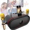 r2digital CASSA AUDIO PORTATILE per SMARTPHONE BLUETOOTH 4.0 KARAOKE e MICROFONO IMPIANTO
