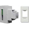 Sirsen a doppia tecnologia filare universale compatibile Gewiss System bianca - DT-KEY