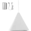 FLOS lampada a sospensione STRING LIGHT CONO 22 metri con FLOOR SWITCH BIANCO - F6497009+F6484009