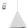 FLOS lampada a sospensione STRING LIGHT CONO 22 metri con rosone BIANCO - F6497009+F6482009