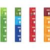 Clairefontaine 331627C - Quaderno ideale per la scuola, formato DIN A4, 32 fogli, 90 g, rigatura 27 a righe con bordo, blu, 1 pezzo