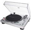 Audio-technica AT-LP120X silver giradischi trazione diretta con USB pitch contro