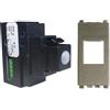 Sirsen sensore a doppia tecnologia filare universale compatibile Vimar Eikon Next Argento - DT-KEY EIKON A