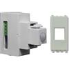 Sirsen a doppia tecnologia filare universale compatibile Vimar Eikon bianco - DT-KEY EIKON