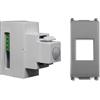 Sirsen a doppia tecnologia filare universale compatibile Vimar Plana Argento - DT-KEY PLANA A