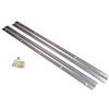 LagunaProject Barra a Z/Tacchetta francese resistente, per appendere quadri e specchi, sistema di aggancio a sospensione + raccordi