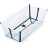 STOKKE Flexibath Vaschetta Xl Trasparent Blu con Tappo Termosensibile - REGISTRATI! SCOPRI ALTRE PROMO