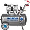 Hyundai 65701 - Compressore Silenziato 50 Litri Oiless