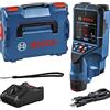 Bosch Professional 12V System Wall Scanner D-tect 200 C (batteria 12 V, rilevamento di cavi non/sotto tensione, metallo, tubi di plastica, montanti in legno e cavità, cavo USB-C™, L-BOXX)