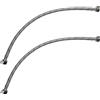 AERZETIX - Set di 2 - Tubo flessibile di collegamento - 500mm - 1/2 femmina/femmina - rubinetto miscelatore sanitario idraulica cucina bagno - C50981