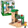 BRIO World - Doppio Semaforo con Operatore, BRIO Accessori, Età Raccomandata 3+