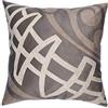 Stanley Hamilton Copricuscino Fatto a Mano, Cuscino Decorativo, in Velluto, Tagliato al Laser, Ricamato, per casa, Divano, 45 x 45 cm, Visone, Marrone, 18 (W) x 18 (H) Inches (Standard Cushion Size)