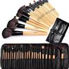 Cadrim Pennelli Make Up,Cadrim 24 pezzi Set di pennelli professionali per trucco trucchi,pennelli trucco con borsa