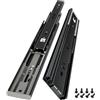 AOLISHENG 400mm guide per cassetti a spinta, push to open estrazione totale, capacità di carico 45 kg, 1 paio (2 pezzi)
