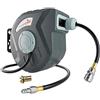 Poppstar Avvolgitubo per tubi aria compressa (tubo 10m + 1m, diametro interno 5/16 (8x12mm), 3/8 BSPT), arrotolatore tubi con riavvolgimento automatico tubi aria compressa