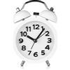 EUROXANTY Orologio sveglia, orologio classico, sveglia classica, orologio  con doppia campana e luce, orologio a batteria, sveglia tradizionale