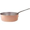 Baldassare Agnelli Pentole Agnelli ALCU105F20 Casseruola Alta di Rame Stagnato con 1 Manico, 20 cm