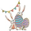 Sizzix Thinlits Die Set 15PK Bunny Games di Tim Holtz, 665850