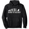 Hockey regali Evoluzione nata nell'hockey Felpa con Cappuccio
