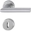 Hoppe Maniglia su rosetta Utrecht parati Bart, Acciaio Inox, 1 pezzi, 3882299