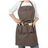 La cordeline CJN45JE Grembiule da Giardinaggio in Cotone Cioccolato 25,0 x 3,0 x 37,0 cm