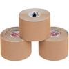 ALPIDEX Nastro Kinesiologico Tanti Colori 1/3/ 6/12 Rotoli 5 m x 5,0 cm E-Book Esempi Applicazione Tape Kinesiologico Muscolare Cerotto, Colore:colore della pelle, Quantità:3 rotolo