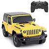 RASTAR Jeep Wrangler JL 1:24 RC auto giocattolo telecomandata, giallo, per bambini e ragazze