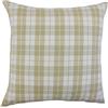 The Pillow Collection Joss Plaid Cuscino, Marrone Chiaro