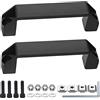 GIAK Maniglia di Plastica Maniglie per Mobili in Plastica 2 PCS Cabinet Manopola 120mm Porta Dell'armadio Rettangolare di Gestire Con Vite di Fissaggio Dado Rondella per Armadio Cassetto Maniglia