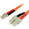 StarTech.com Cavo patch duplex in fibra multimodale 62,5/125 3 m LC/SC, LSZH (FIBLCSC3)