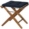 ARC Sgabello con tela blu imbottita - 1 PZ - 71.336.50 - 7133650