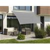 Schneider Tenda da sole Lanzarote, in poliestere, 1,3 kg, 360 x 360 cm, colore: grigio argento