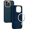 CYRILL di Spigen Color Brick Cover Compatibile con iPhone 13 PRO 6.1 Custodia [Magneti Incorporati] Premium TPU Magnetico Custodia per iPhone 13 PRO (2021) - Deep Sea